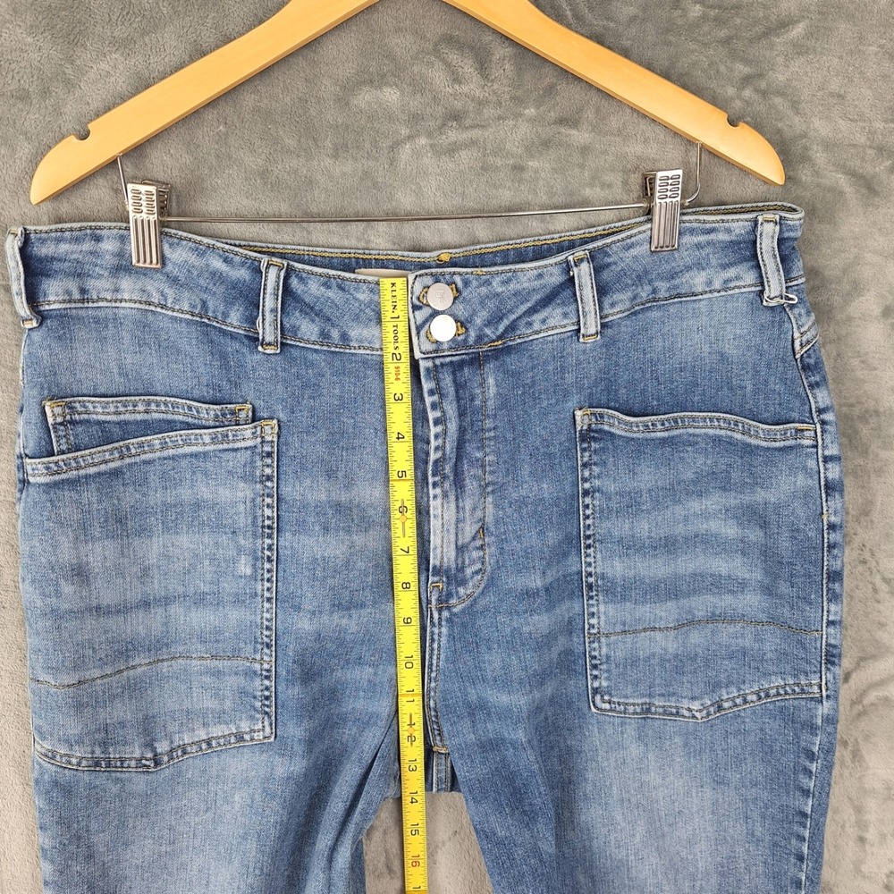 Anthropologie Pilcro‎ Jeans Womens 33 Wanderer High Rise Relaxed Stretch Utility - Picture 5 of 11